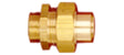 raccord union 3 pièces sphéro-conique matière laiton 3/8"M x 12 mm