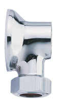 Applique à collet battu avec écrou chromé 1/2F x 14 mm