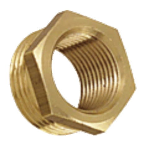 verloop enkele ziel messing toepassing voor koperen buizen 1/2"M X 1/8"F