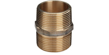 Viega dubbele nippel brons 1/4"MM