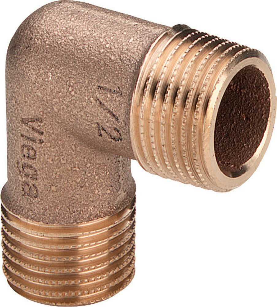 Viega knie 90° brons 1/2"MM