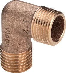 Viega knie 90° brons 1/2"MM