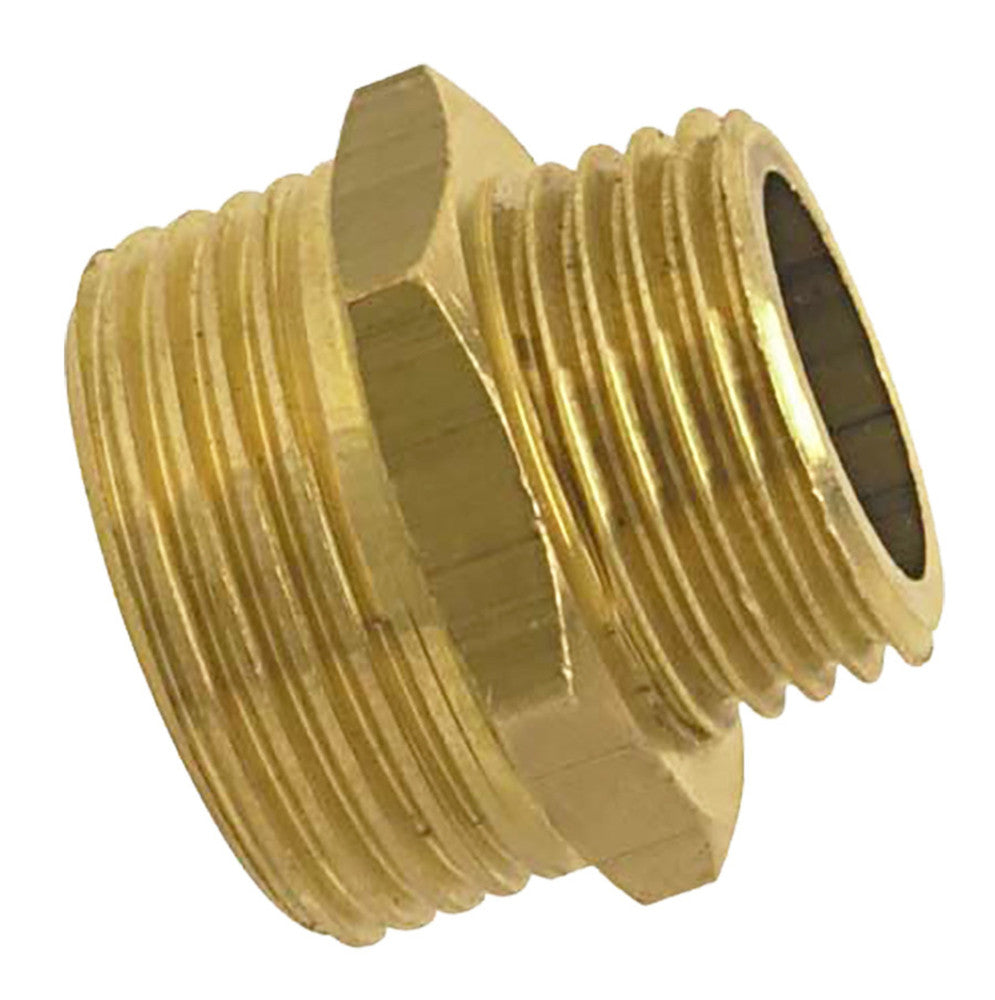 dubbele ziel verloop messing toepassing voor koperen buizen 3/8"M x 1/4"M