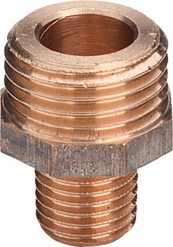 Viega overgangsnippel brons MM 1/2"x4/4" R-draad/G-draad