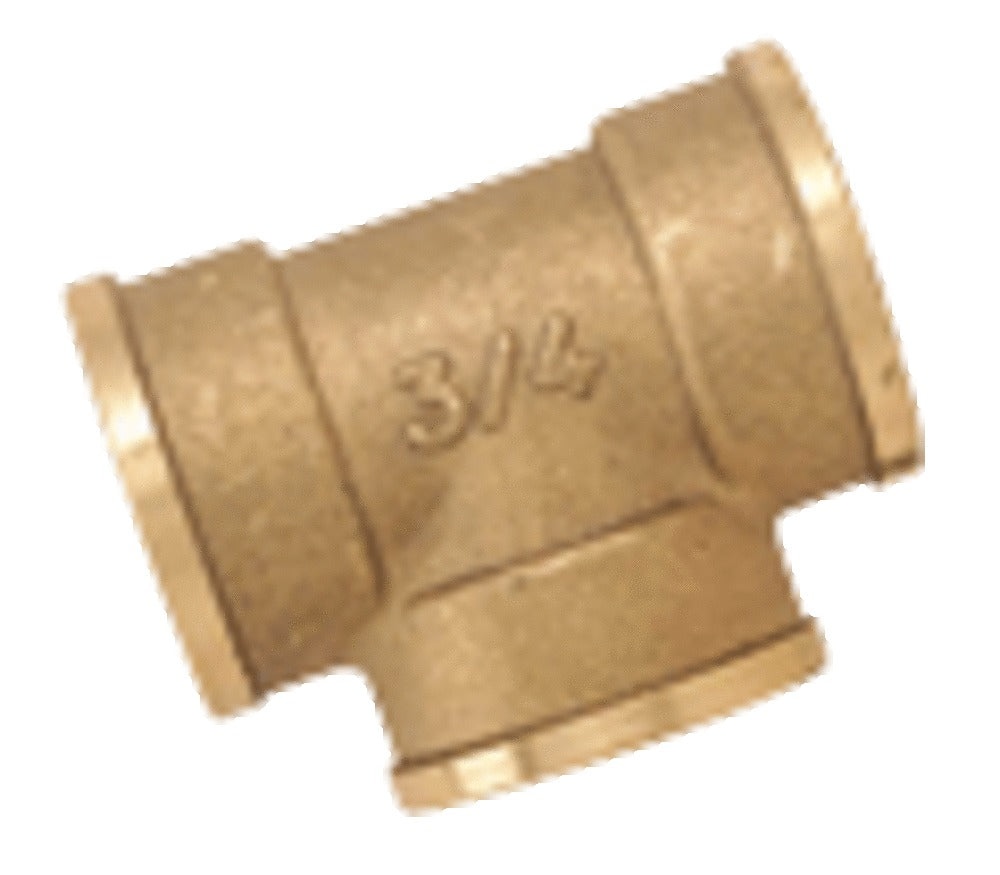 T-stuk messing toepassing voor koperen buizen 5/4"FFF