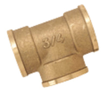 T-stuk messing toepassing voor koperen buizen 5/4"FFF