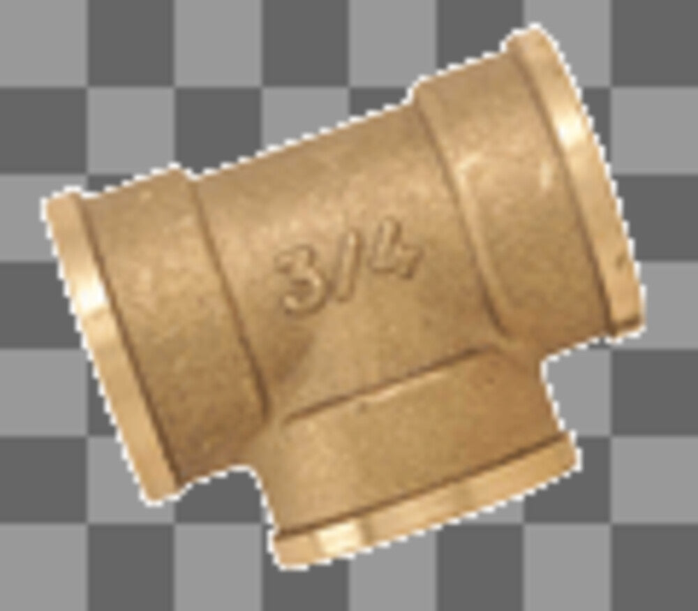 T-stuk messing toepassing voor koperen buizen 6/4"FFF