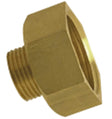 mamelon réduit laiton alimentation tube cuivre 3/4"F x 3/8"M