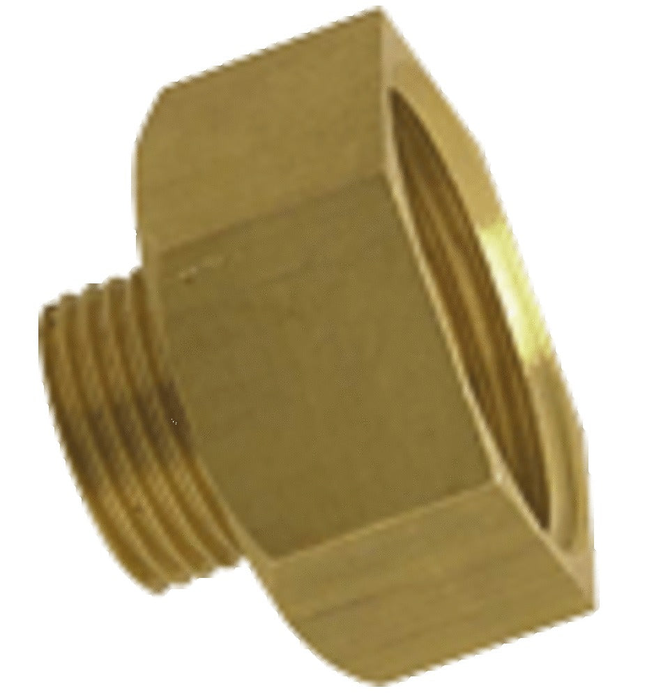 neusstuk messing toepassing voor koperen buizen 3/4"F x 3/8"M