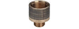 Viega neusstuk brons 3/8"F x 1/4"M