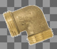 elleboog messing toepassing voor koperen buizen 3/8"MM