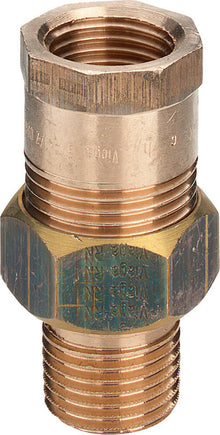 Viega schroefkoppeling brons conisch 3/4"MF