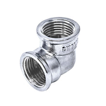 bocht 90° messing/chroom 1/2"FF