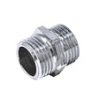 dubbelnippel messing/chroom 3/8"MM