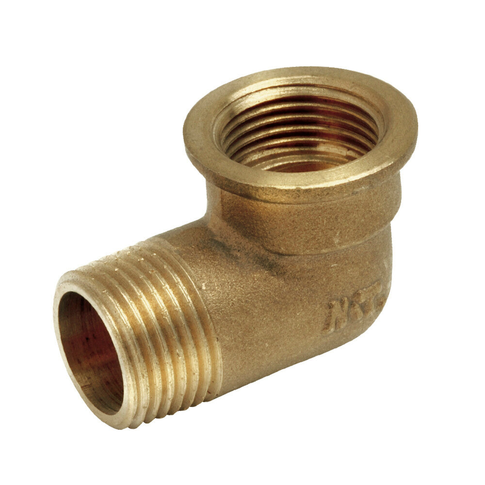 bocht 90° messing 5/4"MF