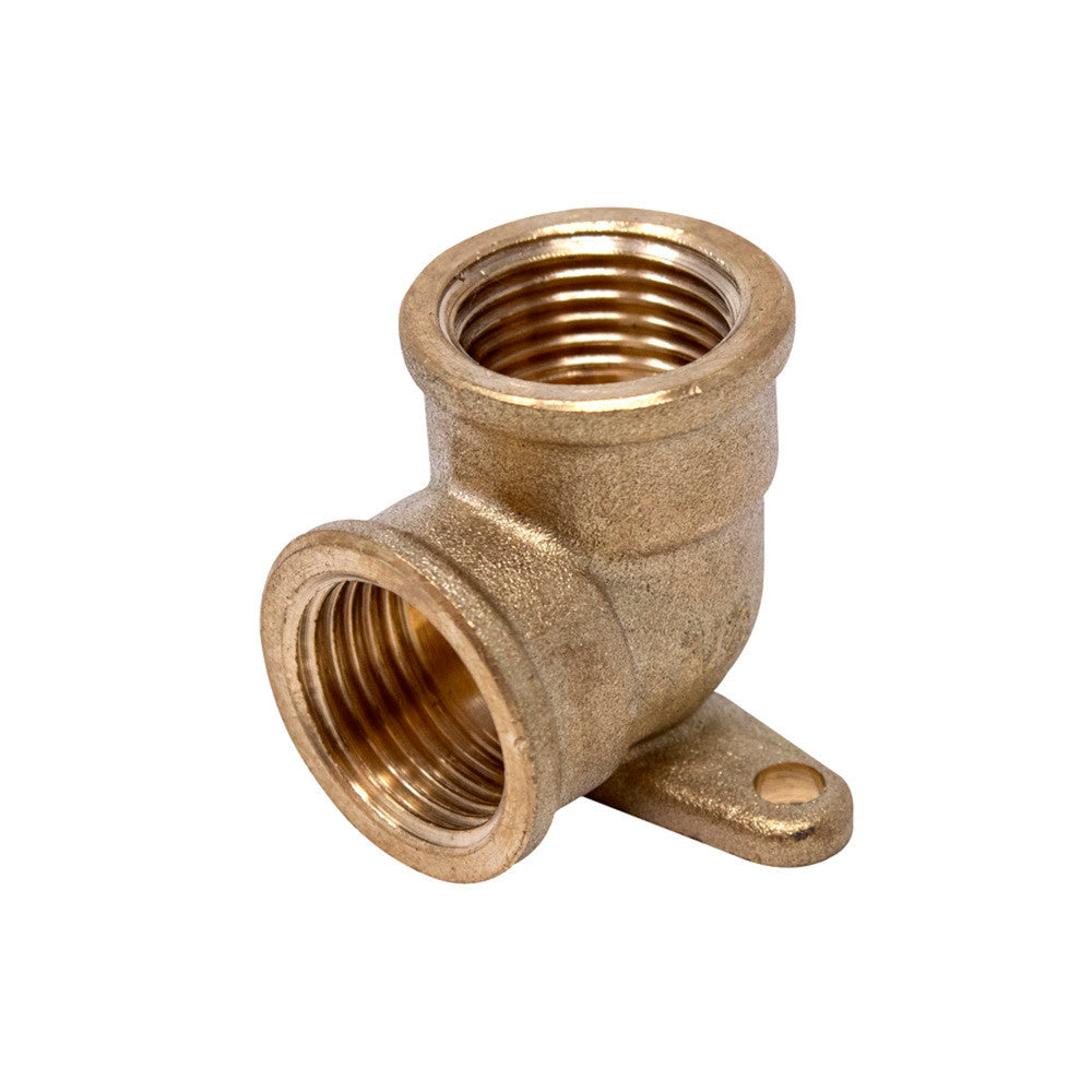 Muurplaat messing 1/2"FF