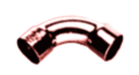 Conex Bänninger bocht 90° getrokken koper FF 15