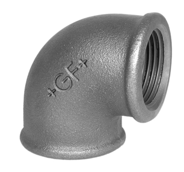 Georg Fischer noir nr.90 coude 90° FF 3/4"