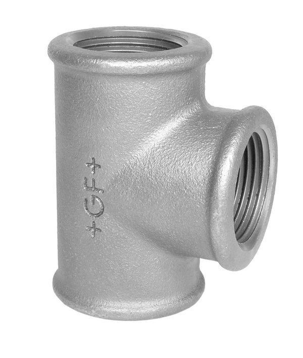Georg Fischer zwart nr.130 T-stuk 90° 4/4"