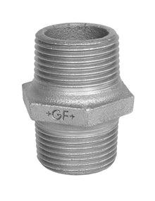 Georg Fischer zwart fig.280 dubbele nippel MM 6/4"