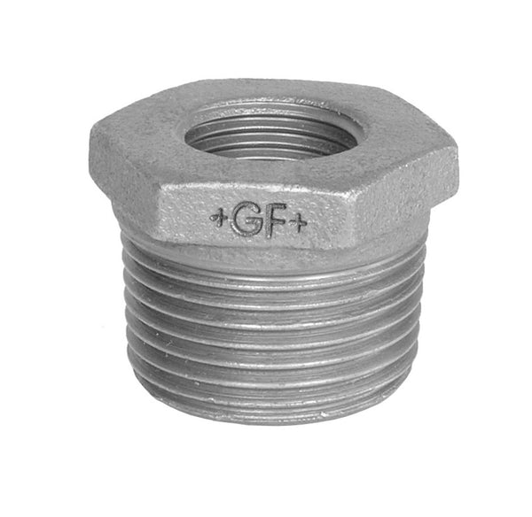 Georg Fischer zwart fig.241 verloopnippel MF 1/4" x 1/8"