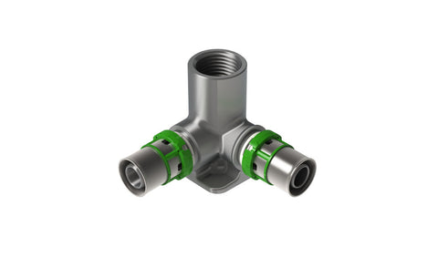 Comap Skinpress dubbele muurplaat Multiskin meerlagenbuis D F 20-1/2"F 20 H 52mm