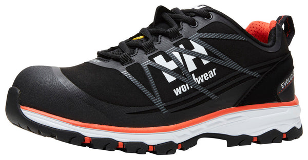 Helly Hansen Chelsea Evolution Low S3 veiligheidsschoen Ortholite zwartoranje 42