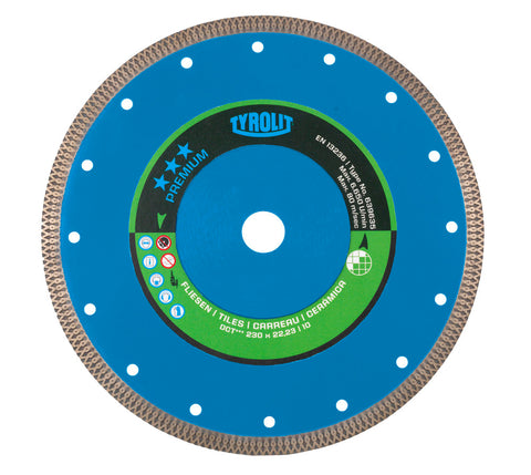 Tyrolit Premium diamantschijf voor tegels D125