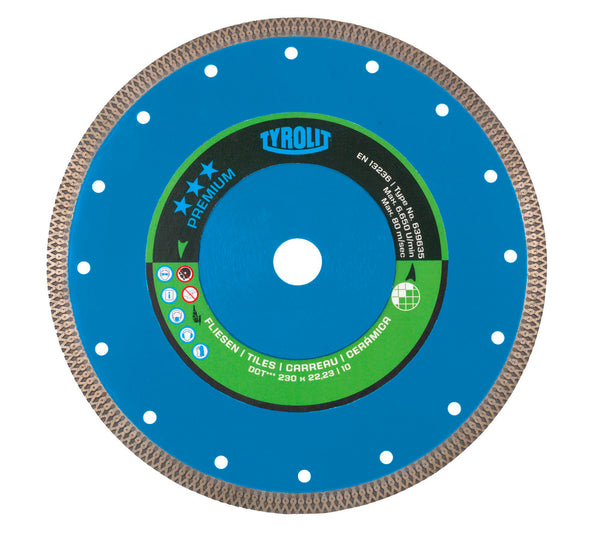 Tyrolit Premium disque diamantée pour tuiles D125