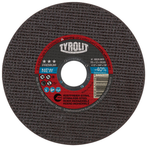 Tyrolit Premium snijschijf voor inox D115