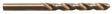 Milwaukee metaalboor kobalt-gelegeerd staal D4 snijlengte 43mm DIN 338