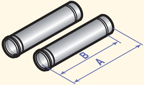 DD DY615 RAL. PPS 1000MM (2 P)