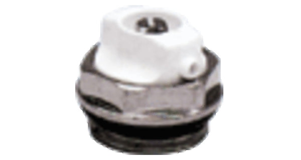 Draaibare ontluchter 1/2" nikkel