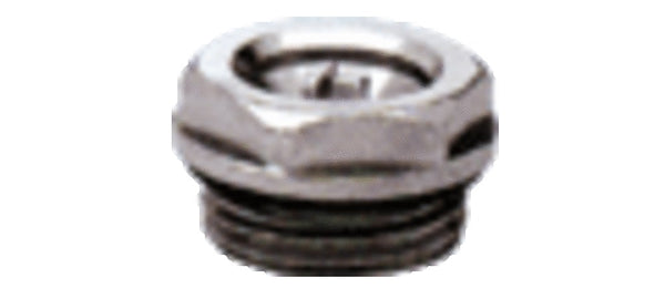 Ontluchtingsstop 1/2" nikkel