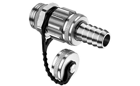 Schell KFE vul- en aflaatkraan 1/2" chroom mat