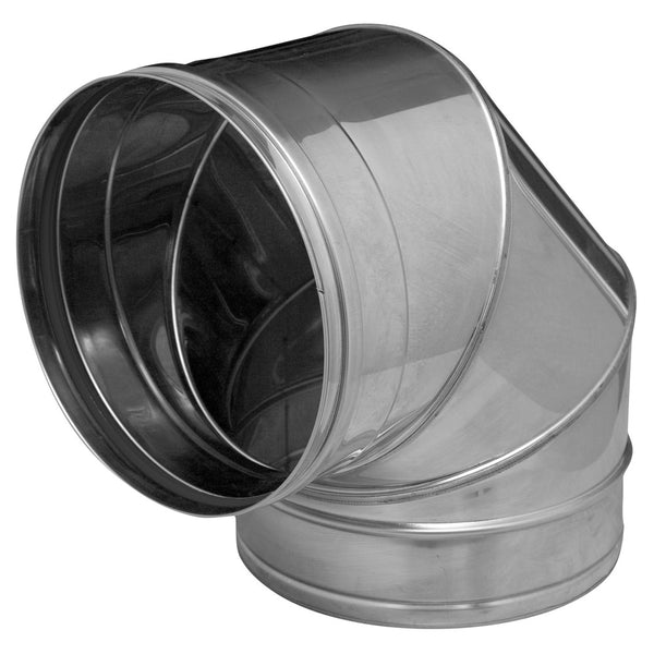 Dinak SW06 043 bocht 87° D100 inox 316L 0,6mm met dichting