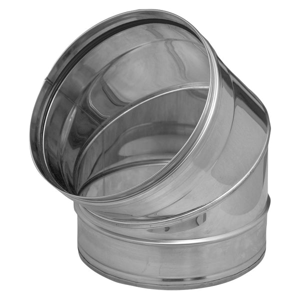 Dinak SW06 040 bocht 45° D200 inox 316L 0,6mm zonder dichting
