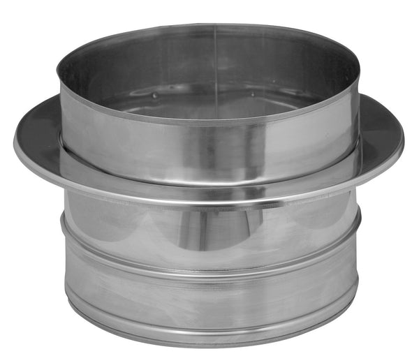 Dinak SW06 105 overgangstuk SW/DW D80 inox 316L 0,6mm L105mm