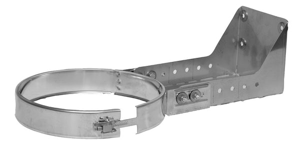 Dinak SW06 836 beugel 100-250 D180 inox 304 telescopisch regelbaar