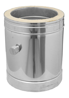 Dinak DW 050 élément test D150 inox 316L/304 0,4mm 3cm isolation L27cm