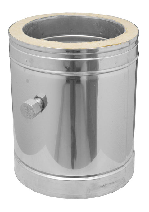 Dinak DW 050 testelement D150 RVS 316L/304 0,4mm 3cm isolatie L27cm
