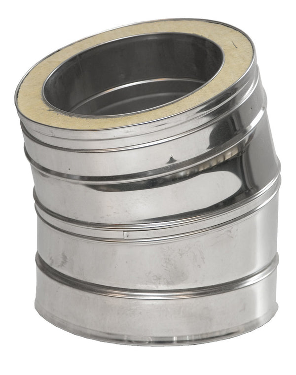 Dinak DW 042 bocht 30° D80 RVS 316L/304 0,4mm 3cm isolatie met dichting