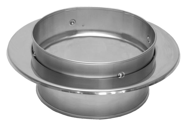 Dinak DW 100 ketelaansluitstuk D200 RVS 316L/304 0,4mm