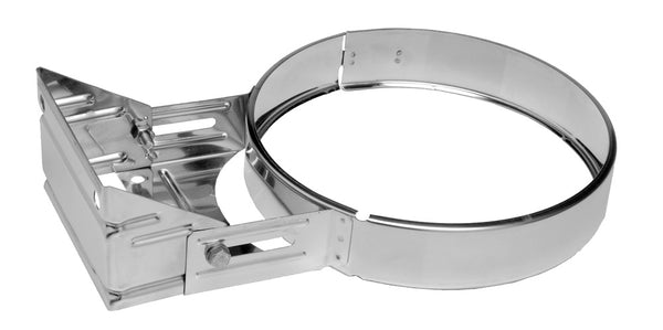 Dinak DW 083 collier mural réglable 70-120mm D200 inox 304