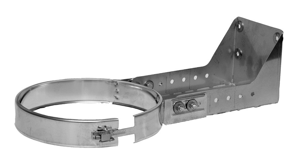 Dinak DW 835 korte zaagbare muurbeugel 100-250mm D200 inox 304