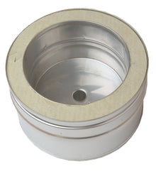 Dinak DW 061 dubbelwandige geïsoleerde dop met afloop D130