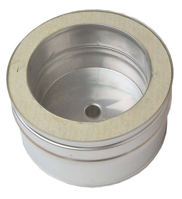 Dinak DW 061 dubbelwandige geïsoleerde dop met afloop D130