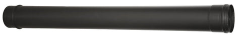 Dinak Pellets Black 020 recht element D100 1m zwart gelakt inox 316L 0,4mm