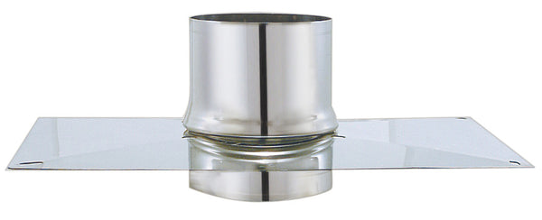 Van Marcke Pro Flex afdekplaat inox 350x450mm aansluitstuk flexibel-buis D125