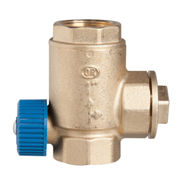 Euro-Index Flow Valve chauffage universelle sortie horizontale/verticale 4/4"